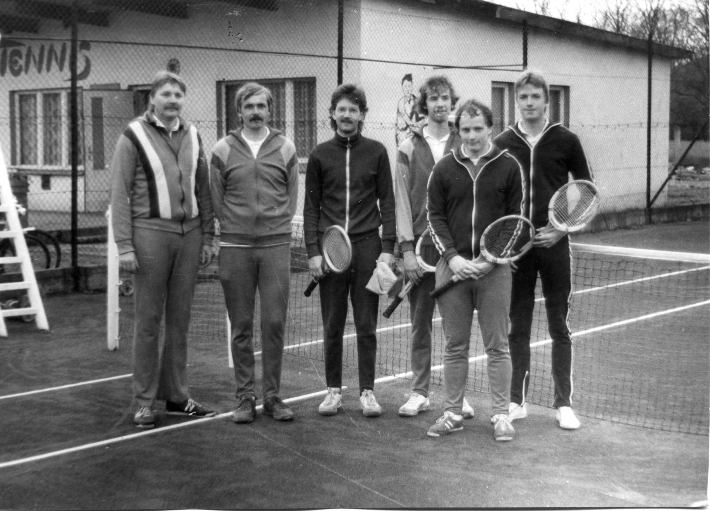 1. Herrenmannschaft 1985 W. Mehnert, G. Paulick, B. Lehmann, M. Baldzer, A. Zschiesche, U. Wenner