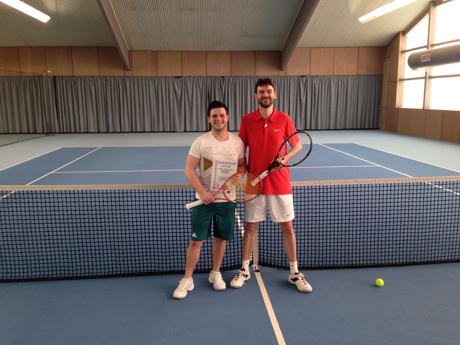 Hallenmeister Herren <br/> R. Müller & C. Paulick