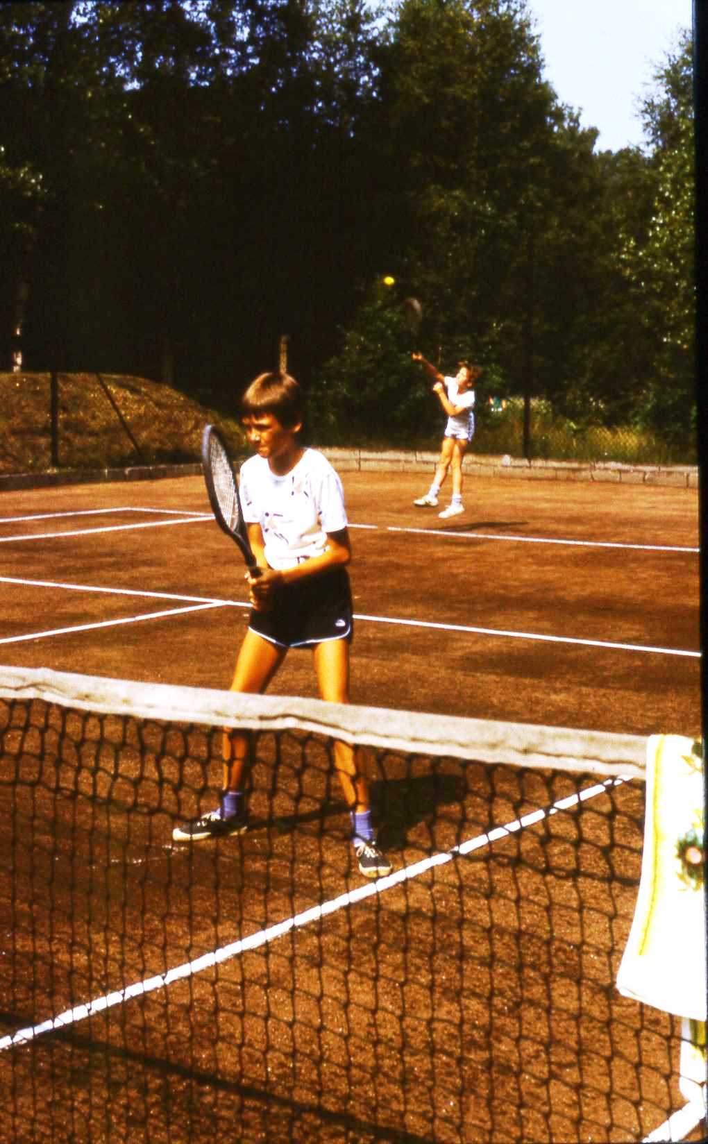 Kreisspartakiade 1989 in Lauchhammer (Doppelfinale mit C. Paulick)