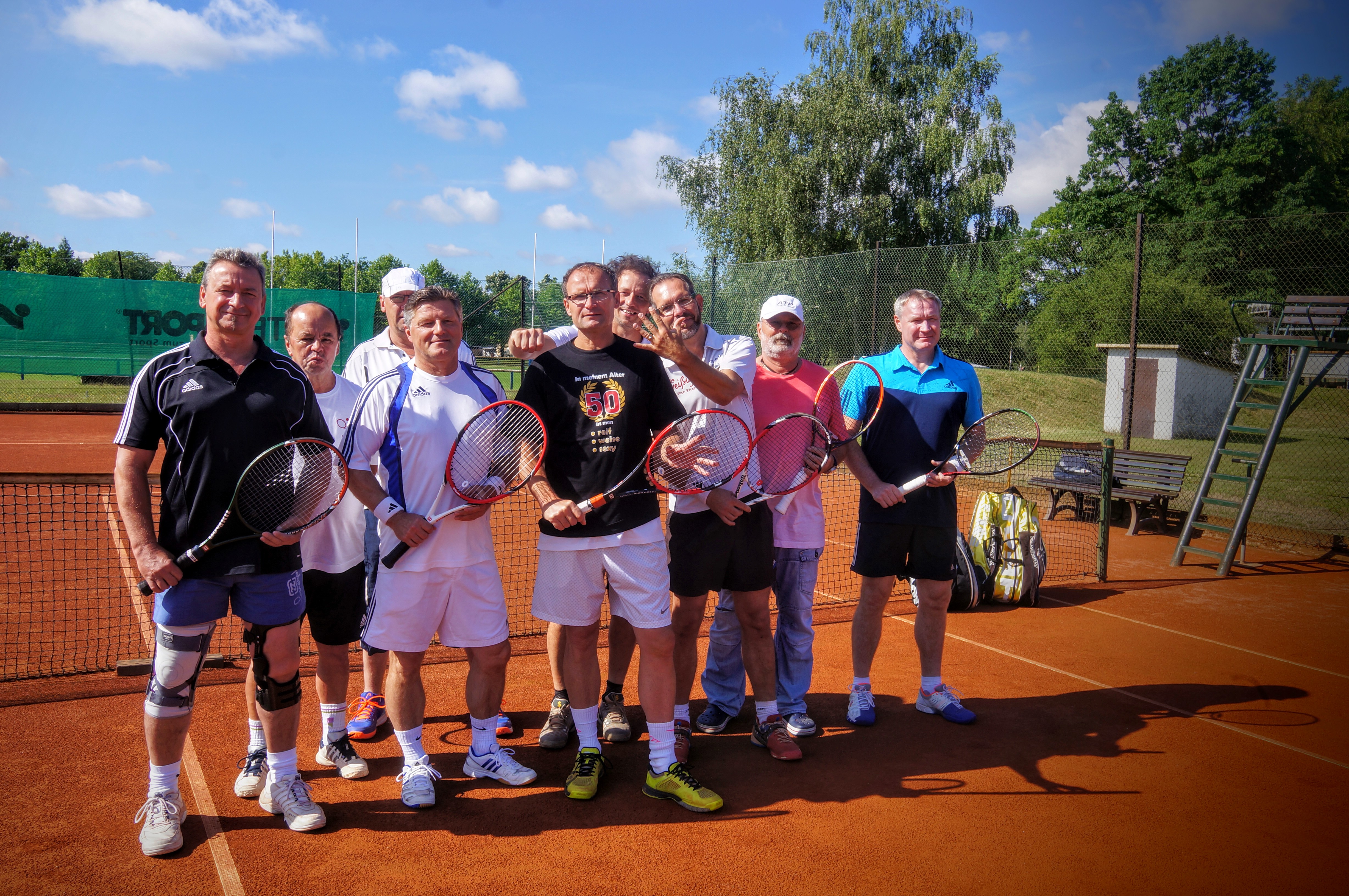Mannschaftsfoto vor Spielbeginn